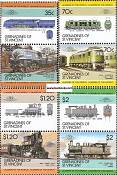 Známky Sv.Vincent Grenadíny 1985 Lokomotívy séria MNH - Kliknutím na obrázok zatvorte -
